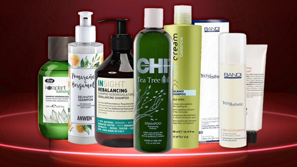 oczyszczający szampon do włosów przetłuszczających się i wypadajacych