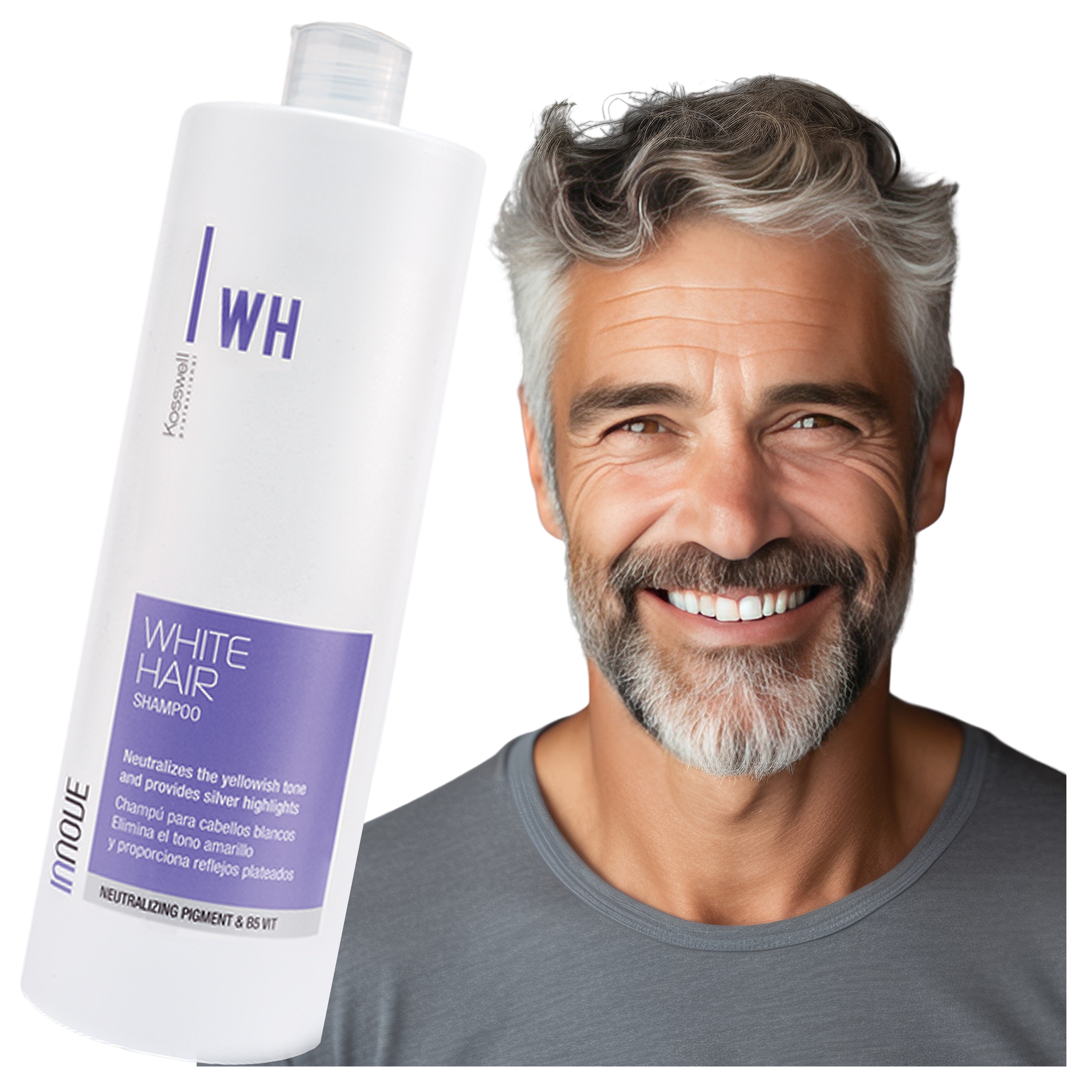 szampon dla mężczyzn na siwe włosy