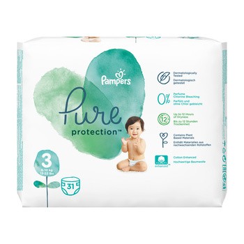 pampers pure protection skład