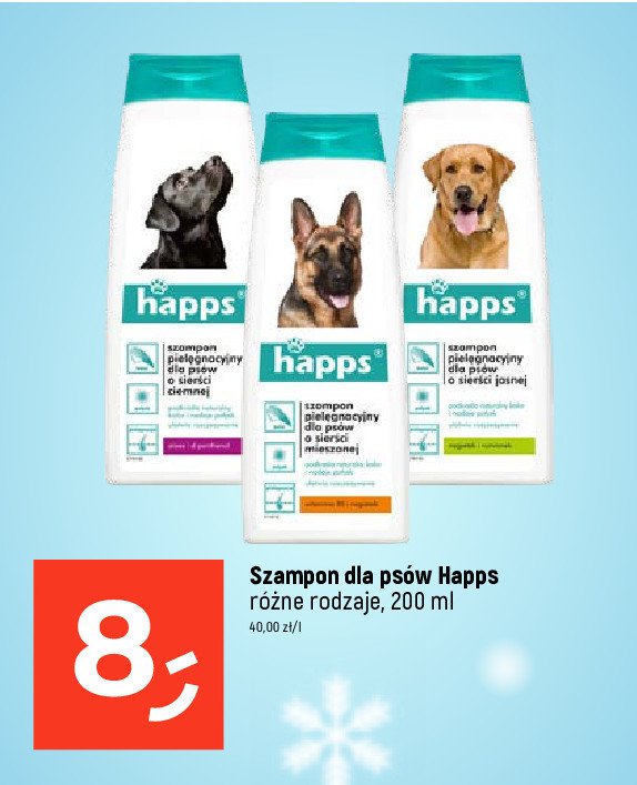 happs szampon dla psa sierść mieszana
