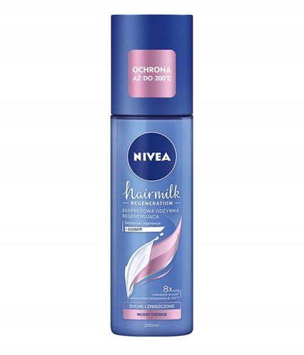 nivea hair milk odżywka do włosów cienkich