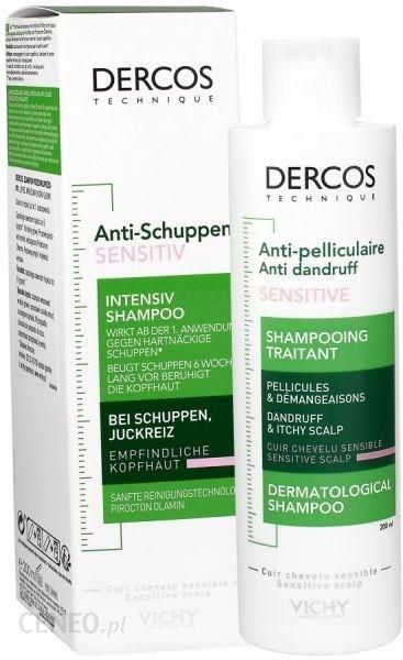 vichy dercos szampon przeciwłupieżowy skóra wrażliwa