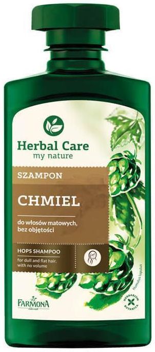 farmona herbal care szampon chmiel do włosów matowych bez objętości