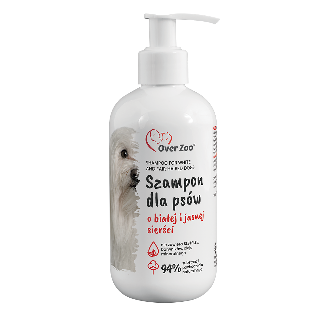 szampon dla psa z białą sierścią