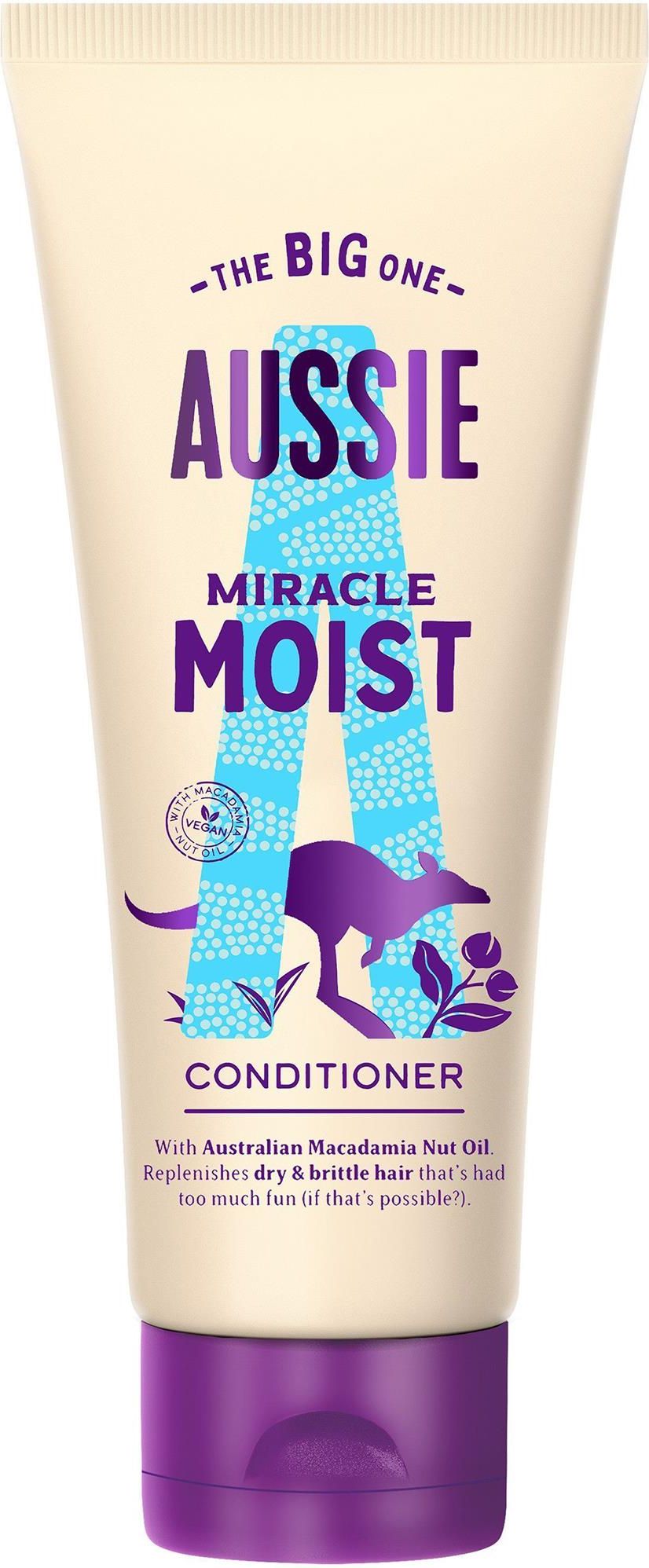 aussie miracle moist odżywka do włosów suchych i zniszczonych