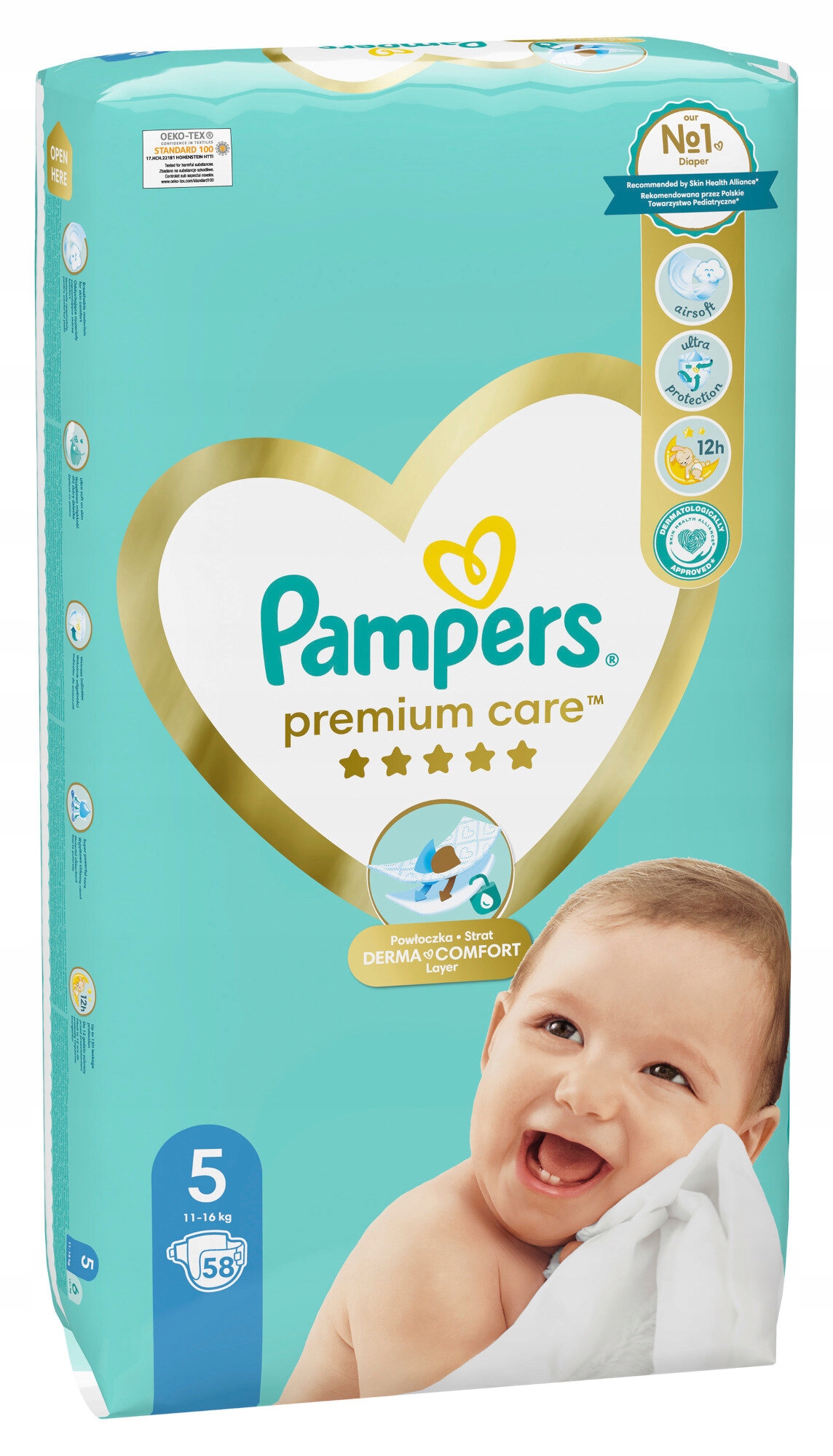 pampers premium care 2 waga dziecka