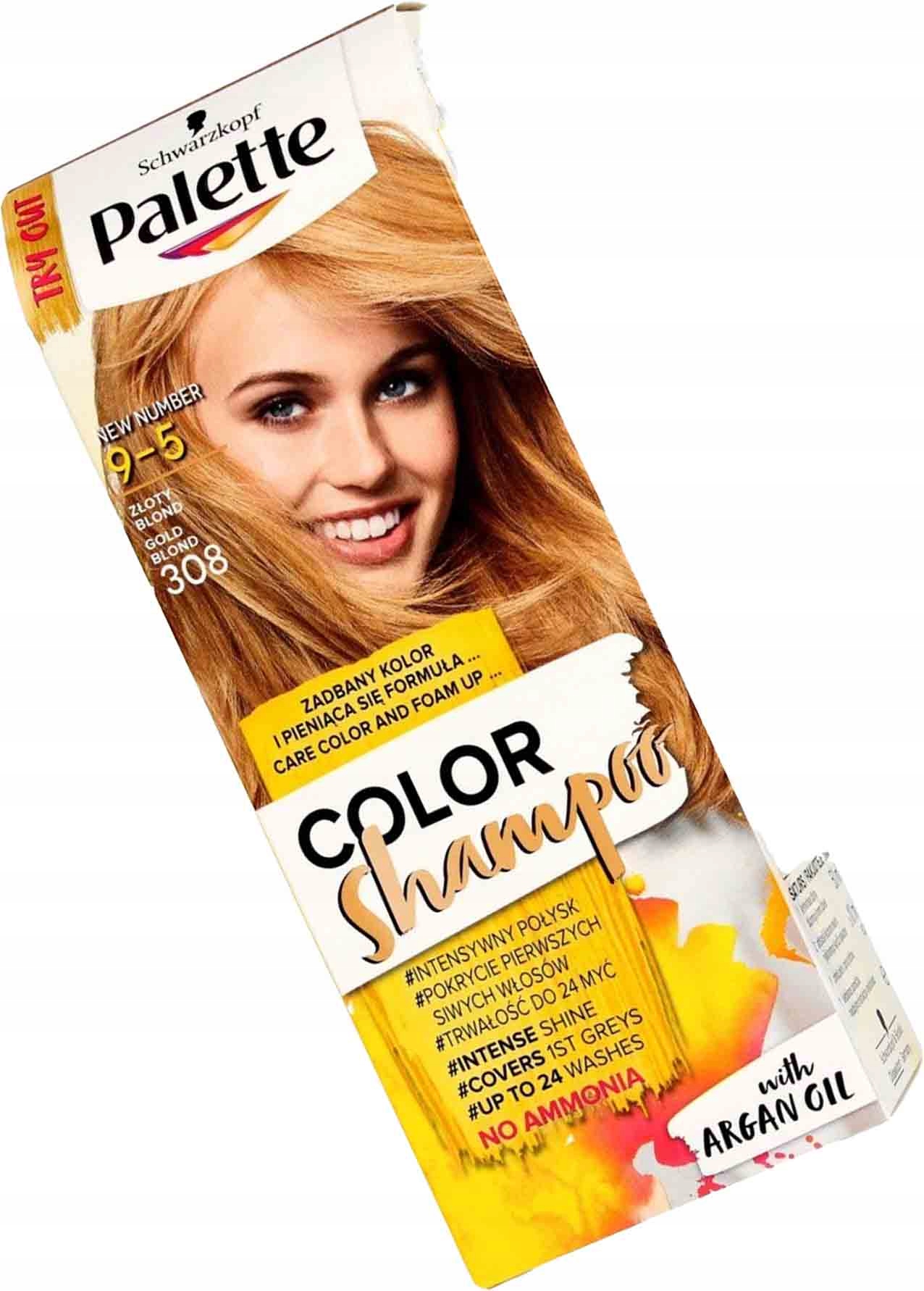 szampon koloryzujący palette złoty blond