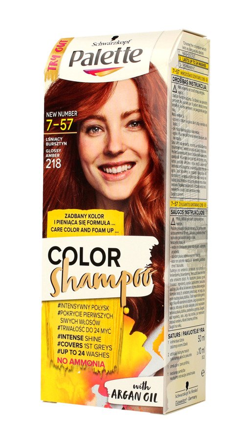 szampon koloryzujący palette rudy