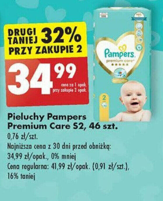 biedronka pieluchy pampers 29 99