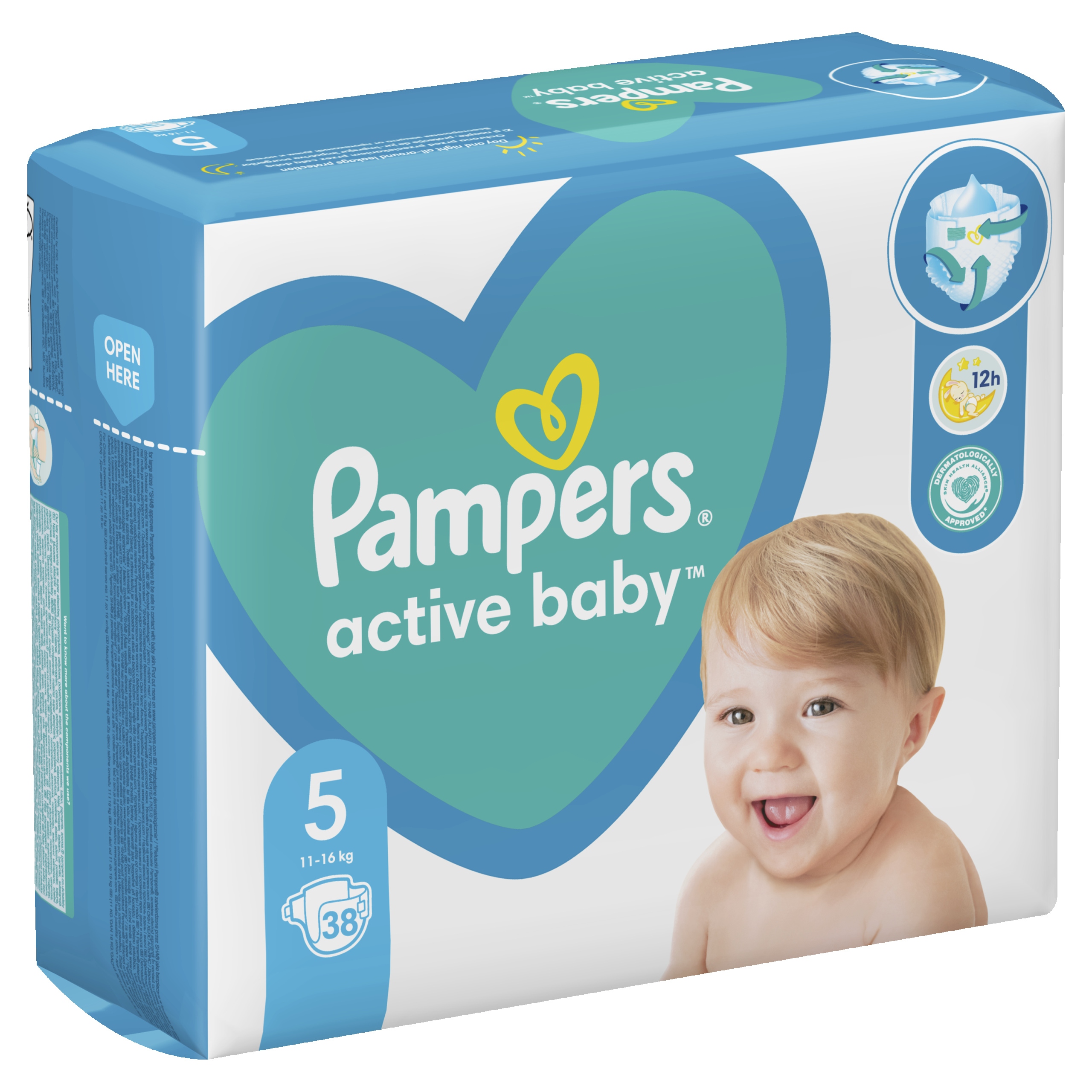 pampers active baby 5 38szt