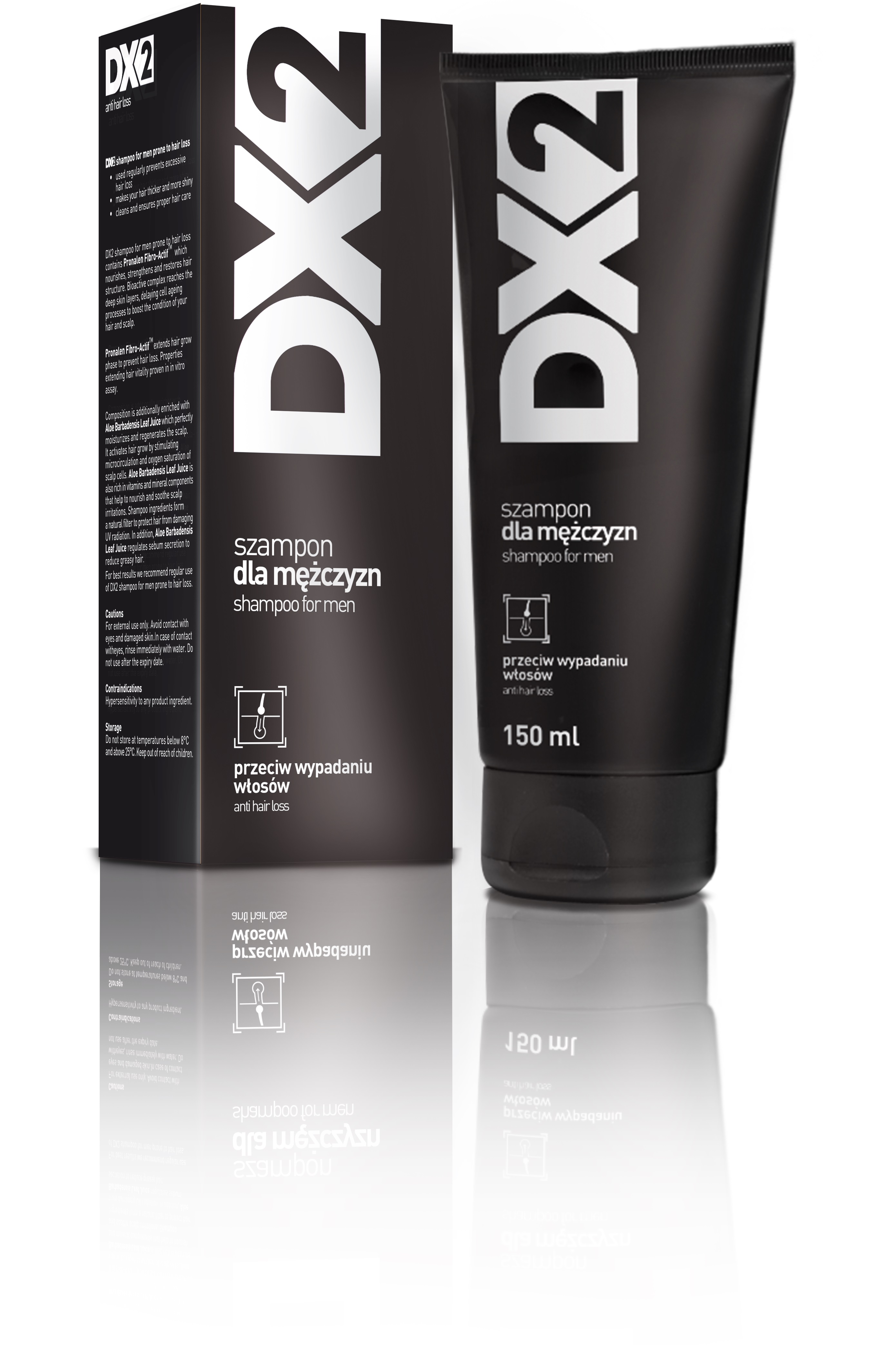 hebe dx2 szampon dla mężczyzn przeciw wypadaniu włosów 150 ml