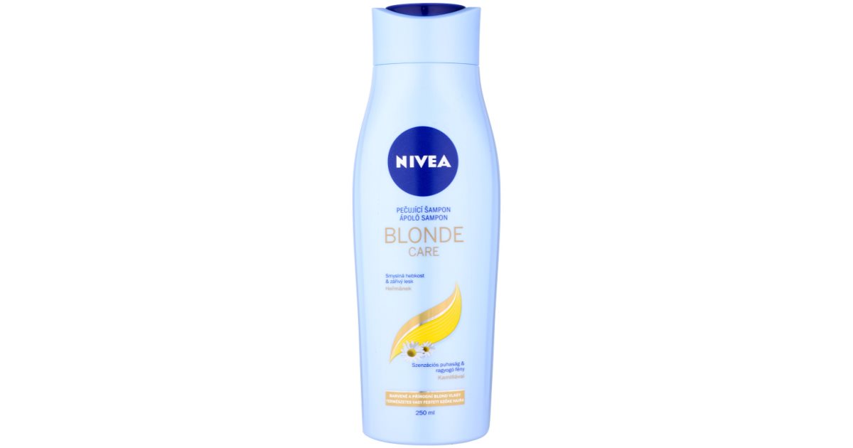 nivea brilliant blonde szampon do włosów blond