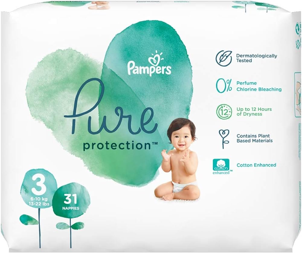 pieluchy pampers pure protection