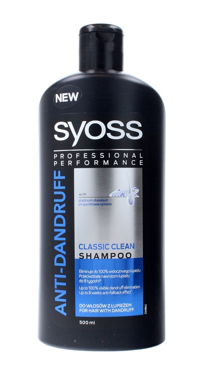 syoss anti-dandruff szampon do włosów z łupieżem classic clean