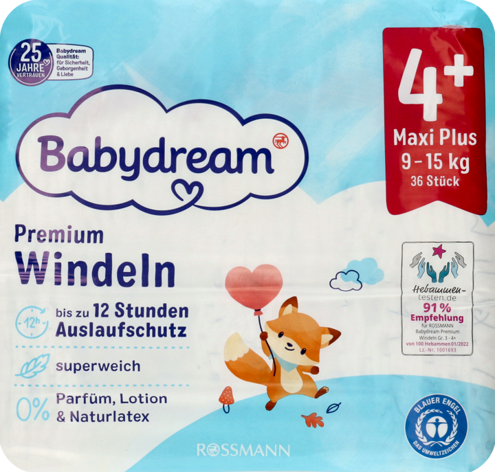 rossmann pieluchy babydream mini