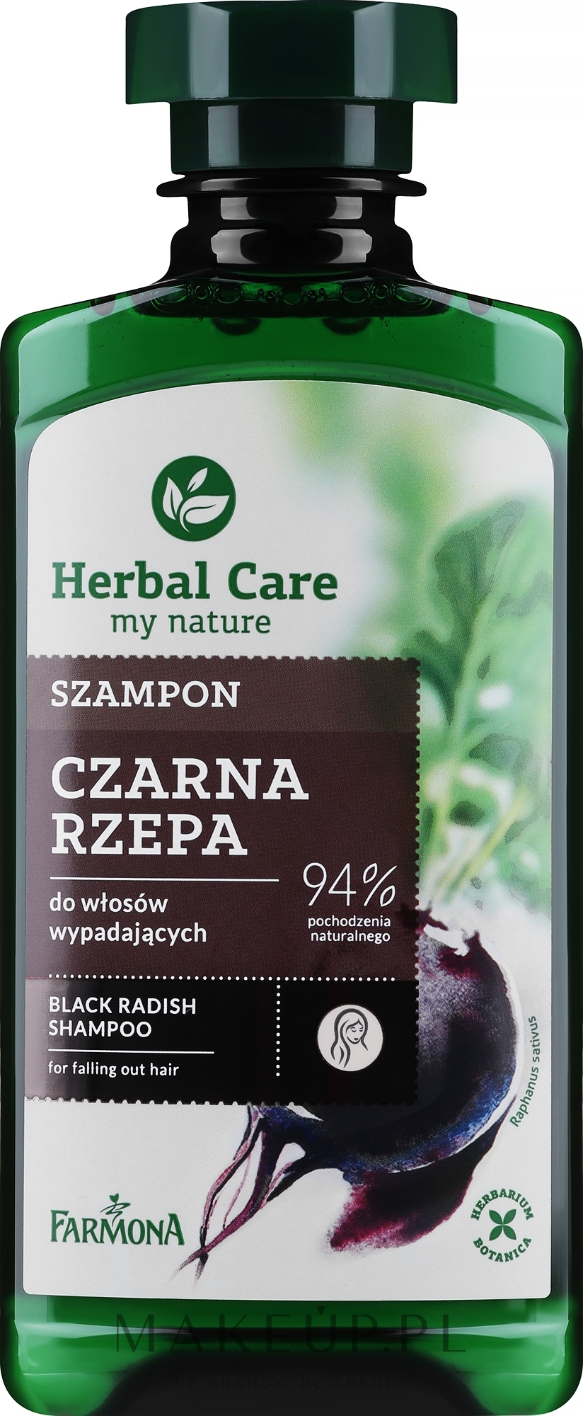 herbal care szampon czarna rzepa ezebra