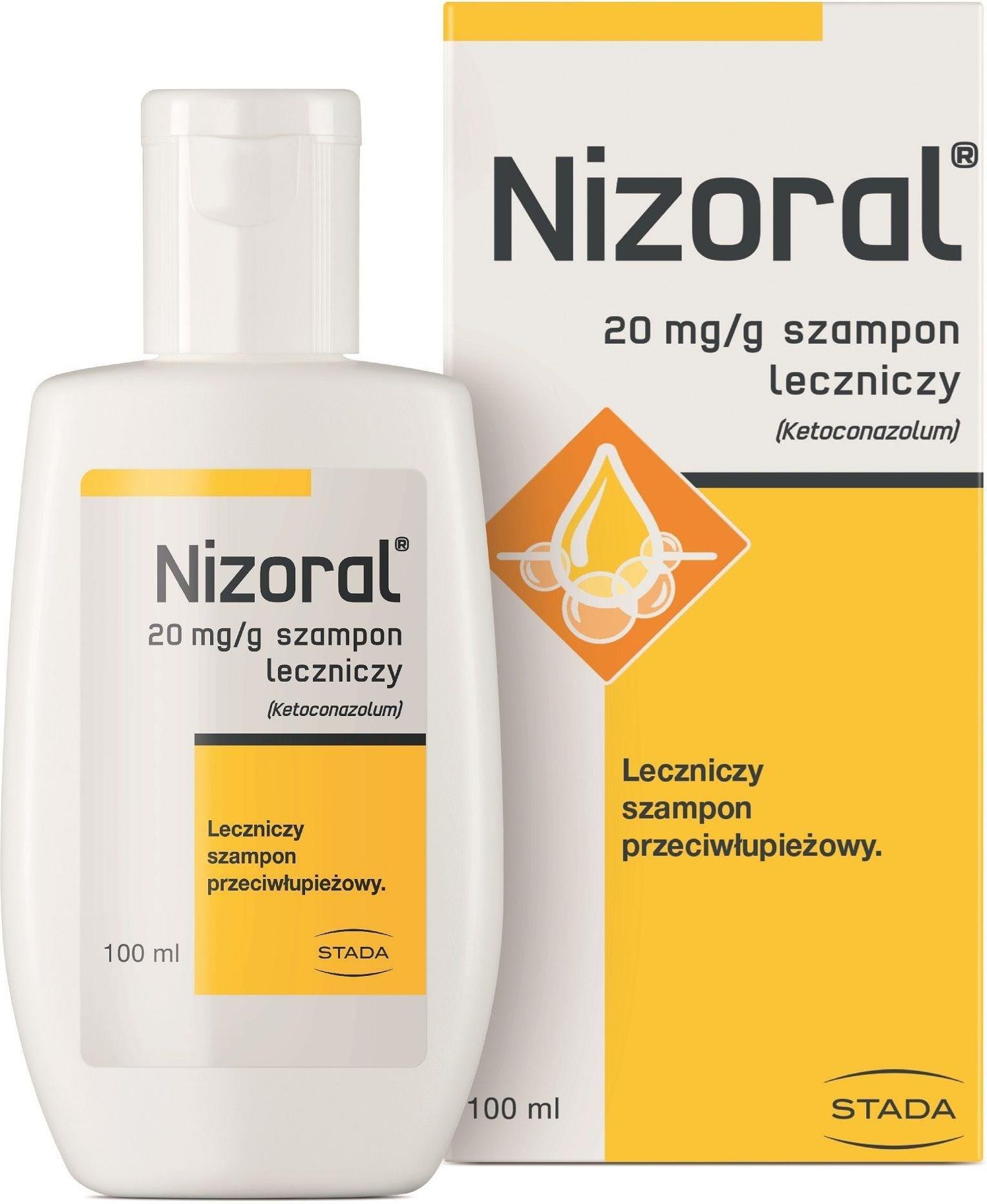 nizoral 20mg g szampon przeciwłupieżowy 100ml