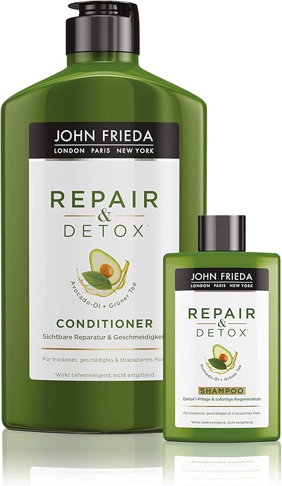 john frieda spülung repair & detox regenerująco-oczyszczająca odżywka do włosów