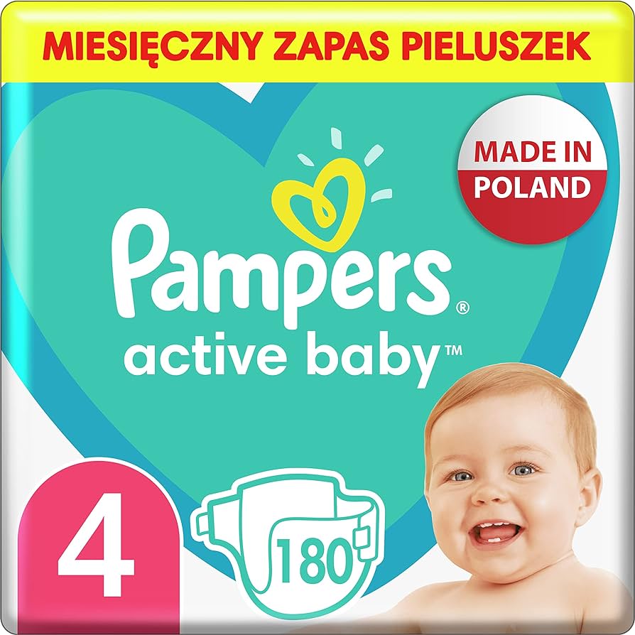 pieluchy pampers activ baby 4