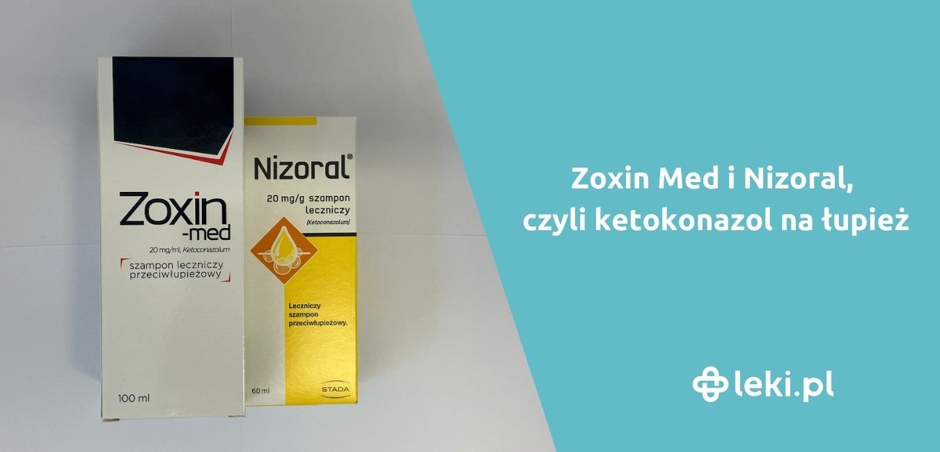 ketokonazolem oraz z cyklopiroksyną szampon