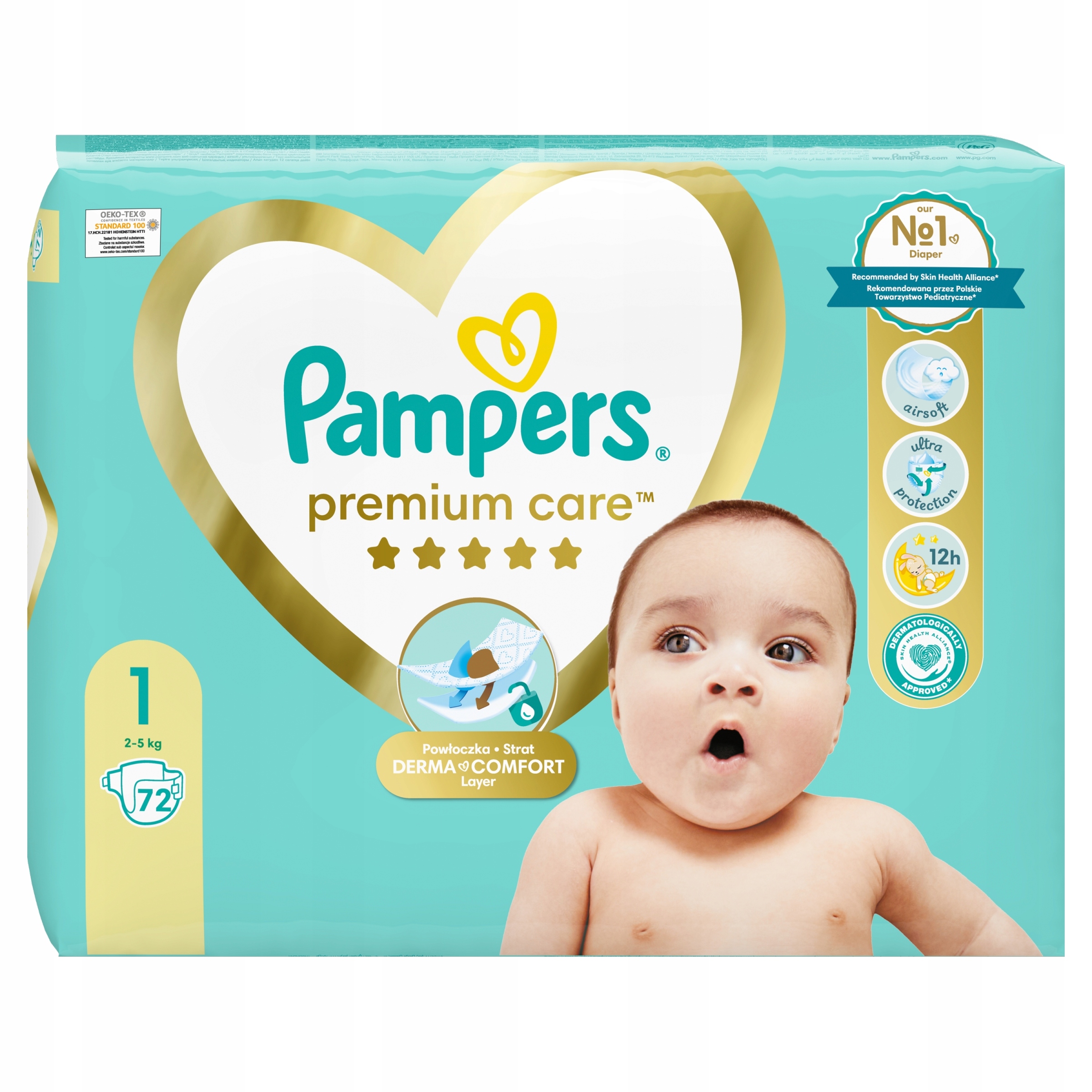 pampers pierwsza pieluszka lista szpitali