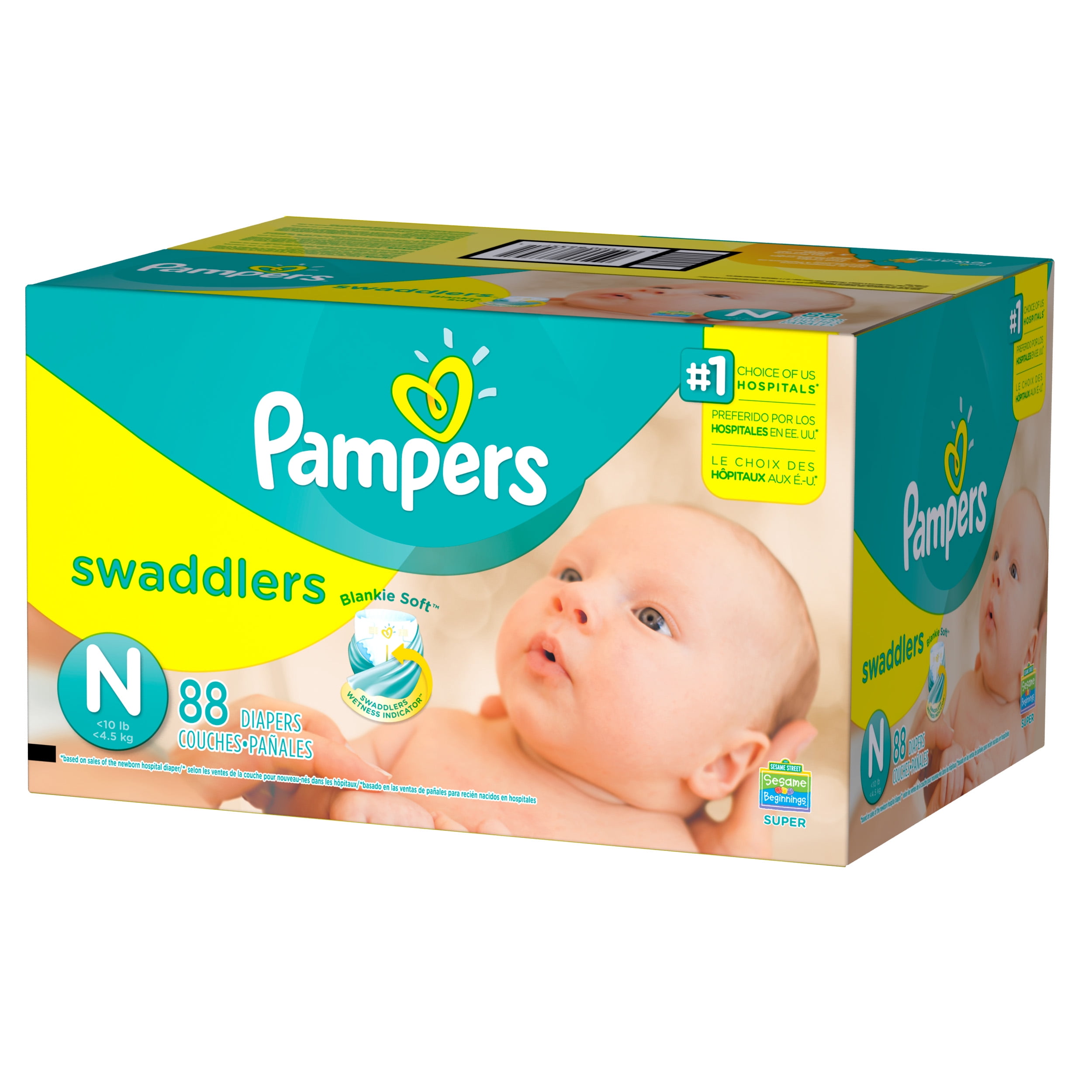 pampers 170 sztuk new borm