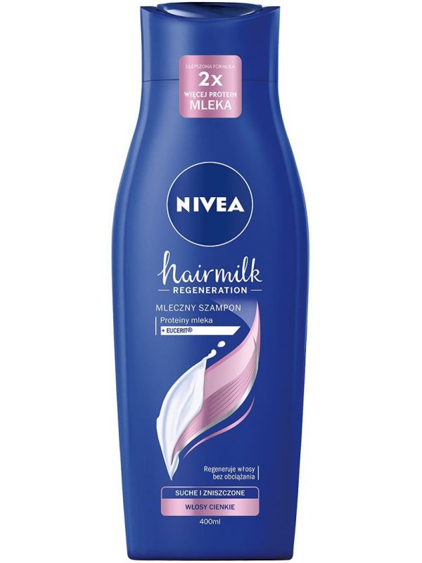 nivea hairmilk szampon różowy 200ml