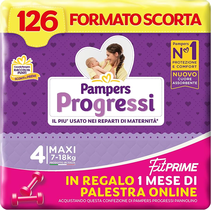 126 szt pampers 4