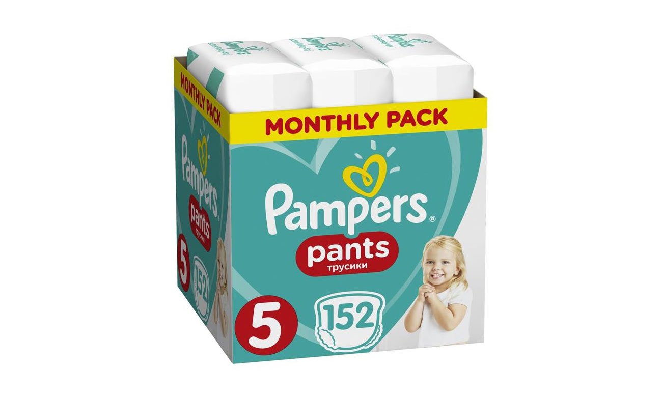 pampers pants zapas pieluchomajtki 5 junior 152 sz