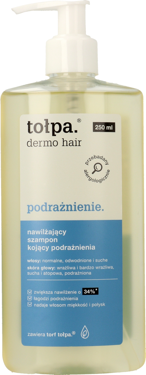 tołpa dermo hair szampon nawilżający kojący 250 ml