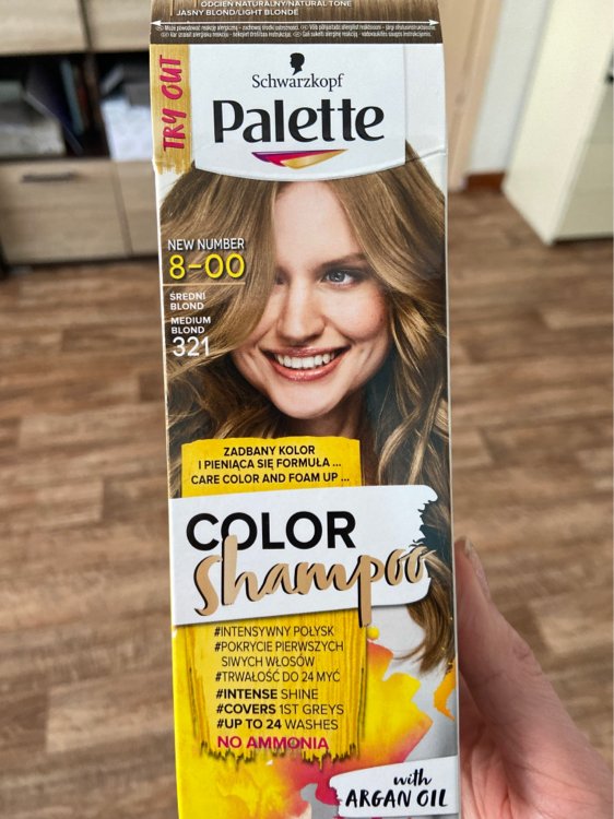 palette szampon koloryzujący średni blond