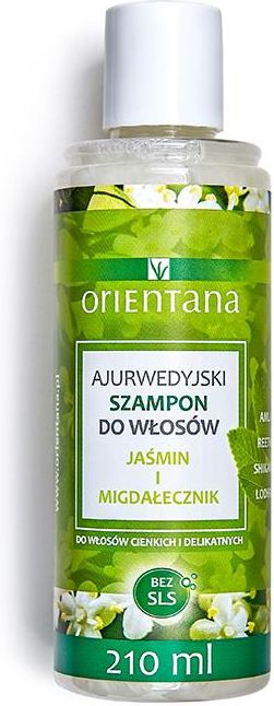 ajurwedyjski szampon do włosów jaśmin i migdałecznik orientana