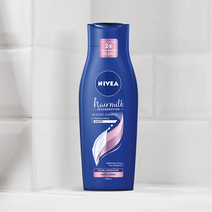 nivea szampon hairmilk rossmann