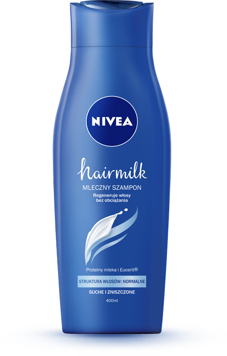 nivea hairmilk szampon regenerująca