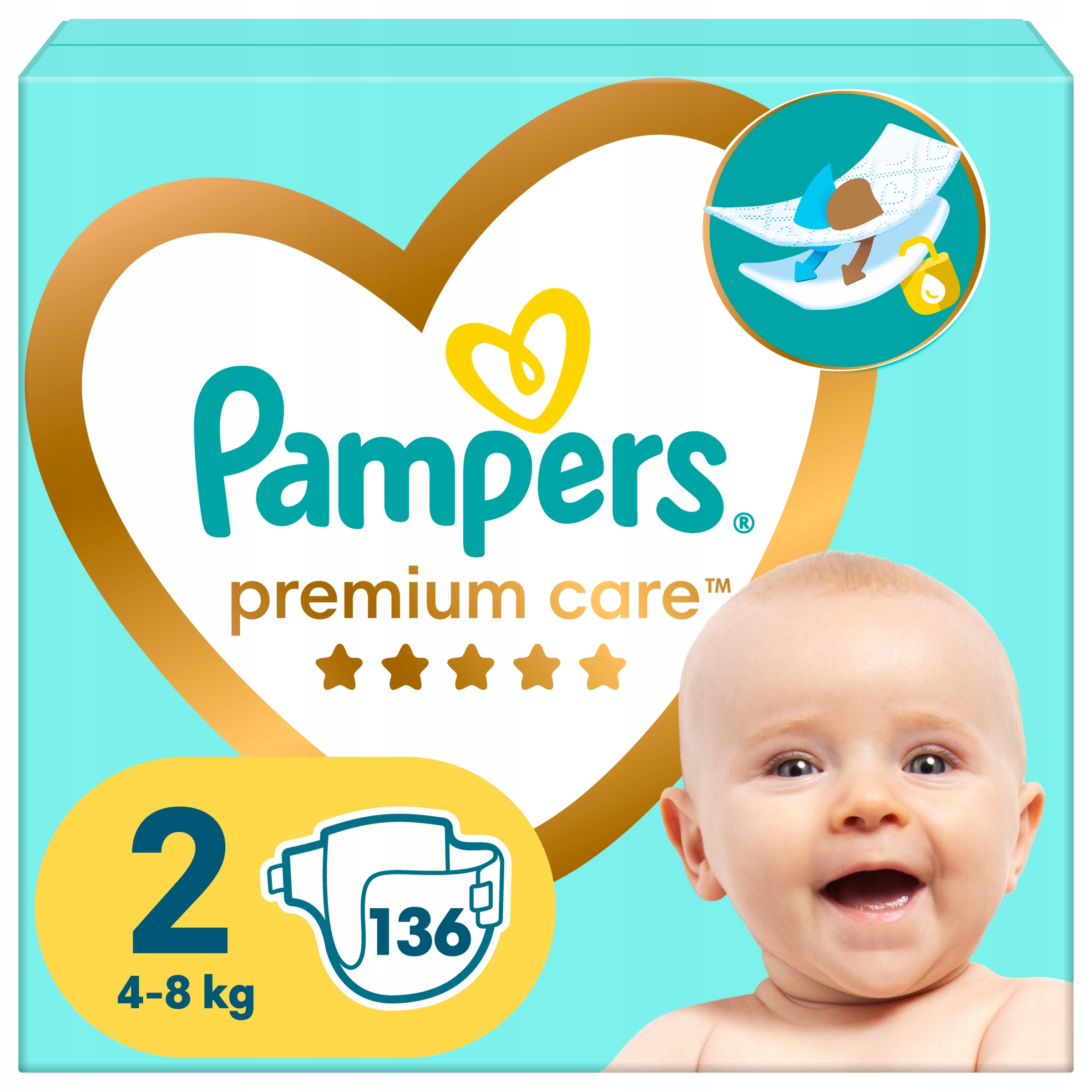 pampers premium care pieluchy rozmiar 4