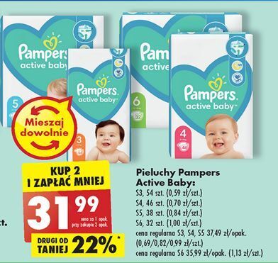 pieluchy pampers 4 biedronka