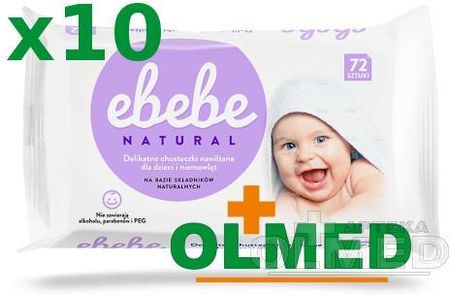 ebebe natural chusteczki nawilżane wodą opinie