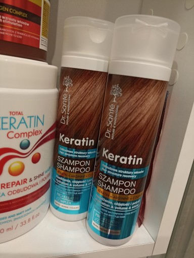 dr sante keratin szampon do włosów 250ml opinie