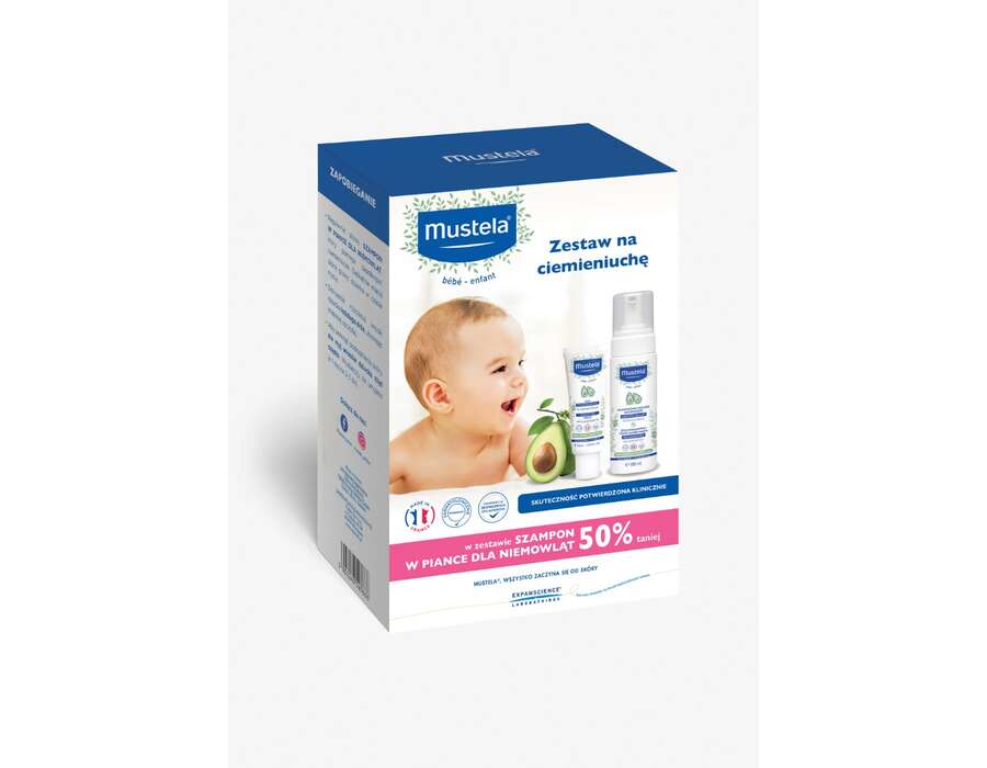 mustela bebe enfant szampon w piance od urodzenia 150ml