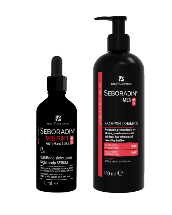 seboradin szampon przeciwłupieżowy 200ml mini szampon 50ml zestaw