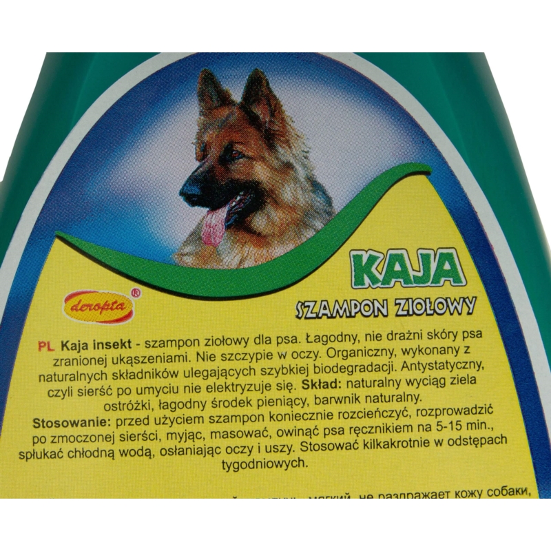 szampon dla psa shiba ziołowy insekt basic