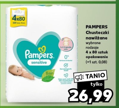 chusteczek nawilżających pampers sensitive