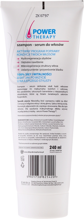 dermo pharma power szampon serum nawiżenie opinie