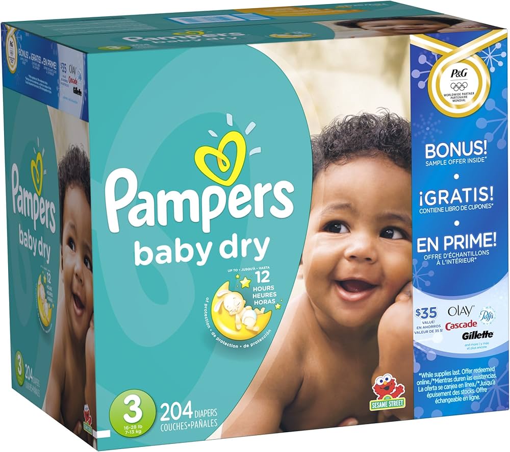 pampers 3 204