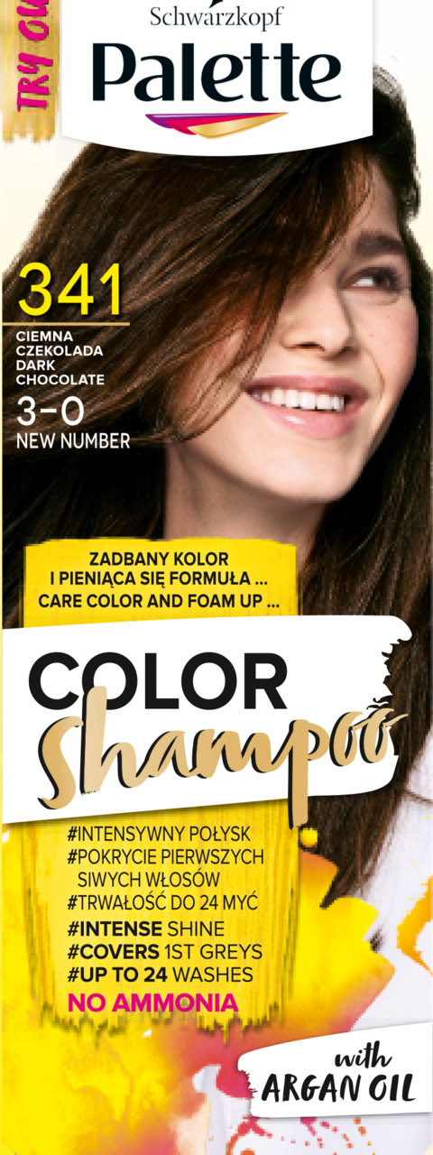 paleta kolorów palette szampon koloryzujący
