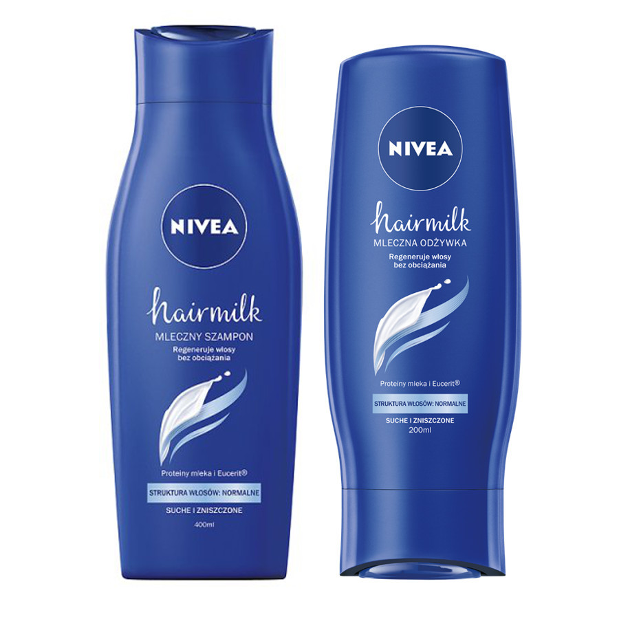 niveahairmilkmleczny szampon do włosów o cienkiej strukturze