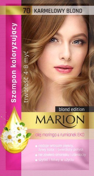 szampon koloryzujący carmelowy blond