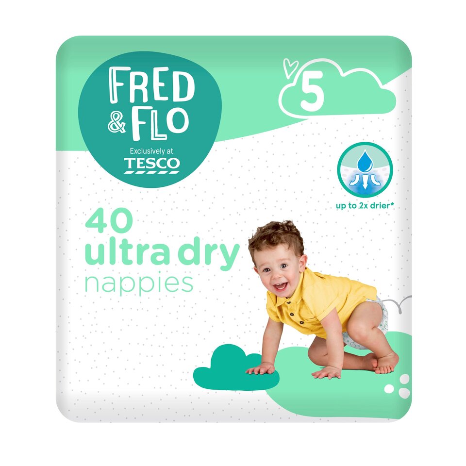 tesco pampers size 5