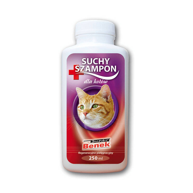 suchy szampon dla kota benek