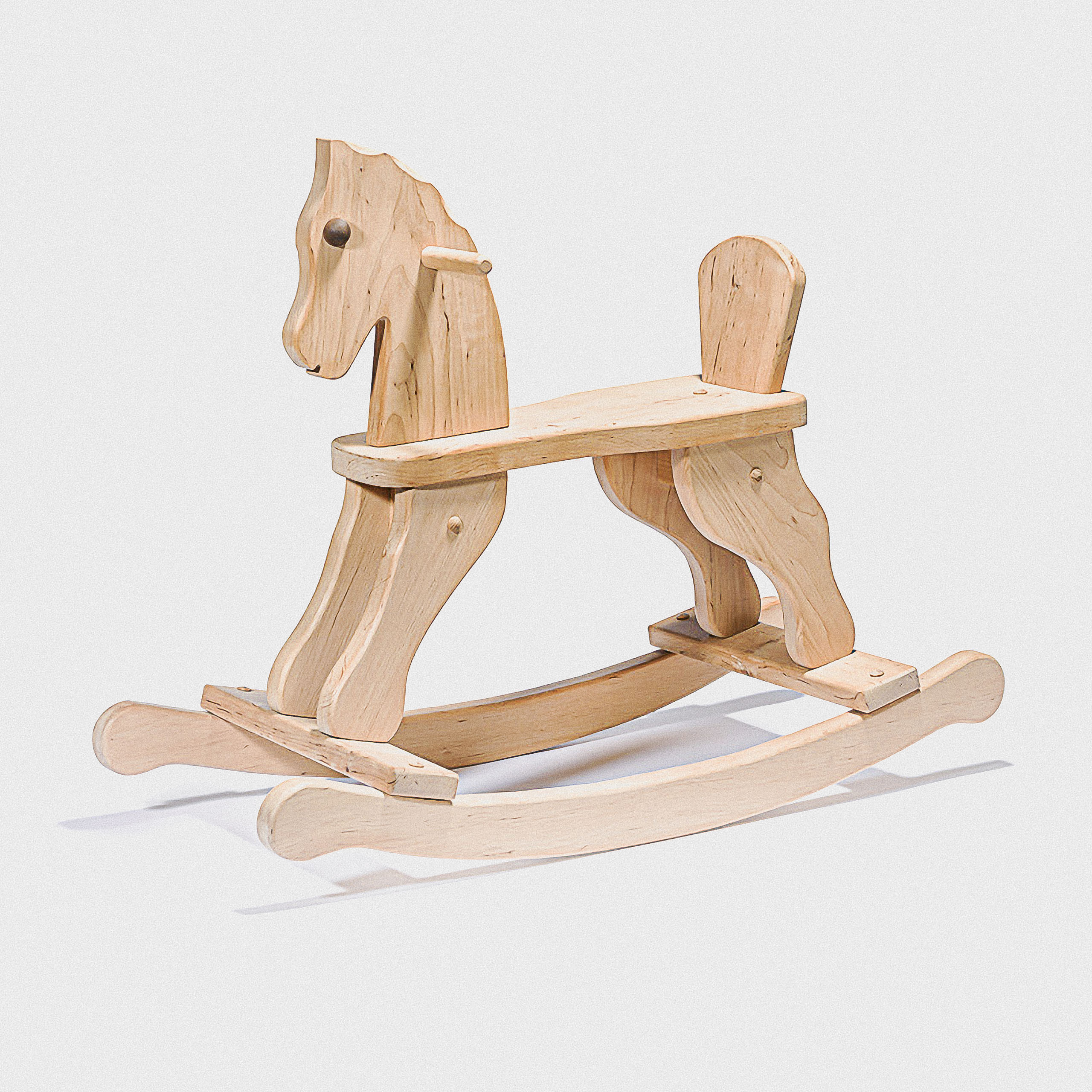Troja Drewniany koń na biegunach Klasika